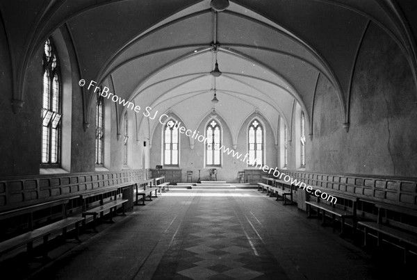 MT MELLARY  ABBEY  CHAPTER HOUSE  IN MONKS CLOISTER